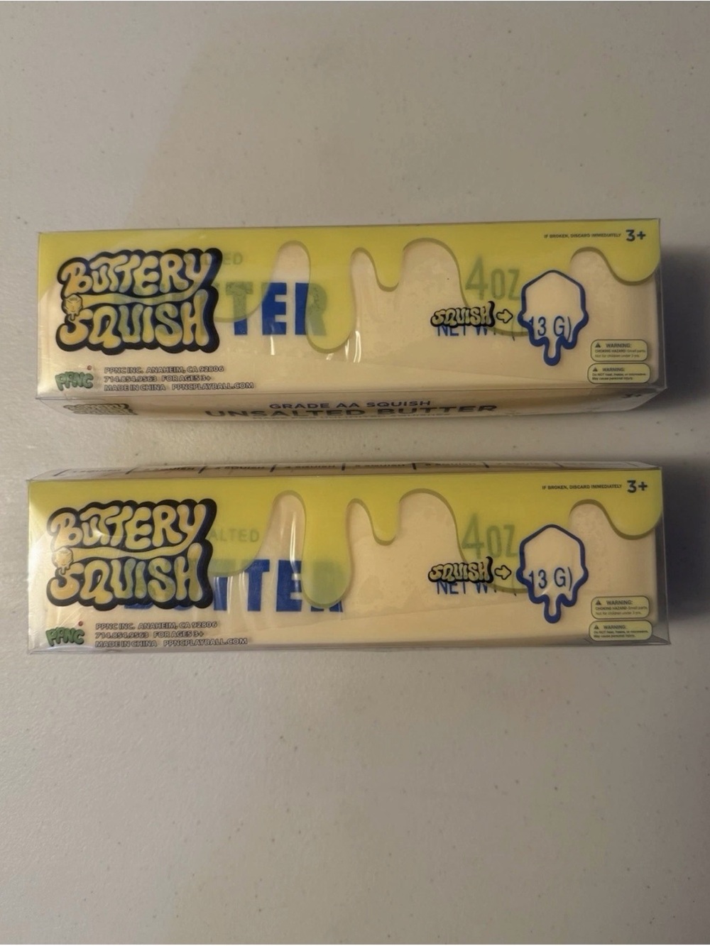 New Buttery Squish Unsalted Butter Squishy - Five Below Newly Released Sealed x2